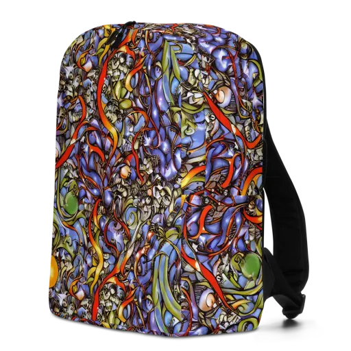 Kinetic Garden on a Minimalist Backpack