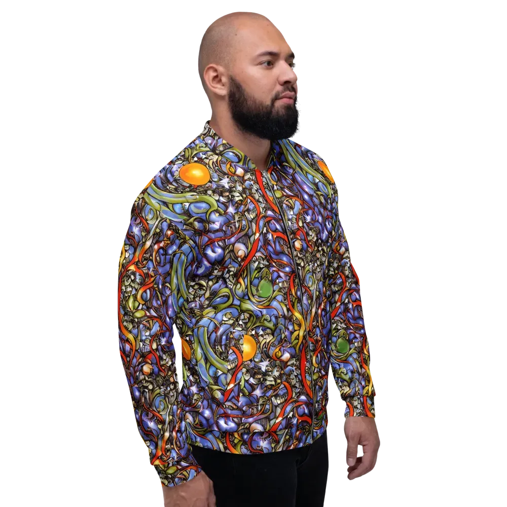 Kinetic Garden on Bomber Jacket — Right