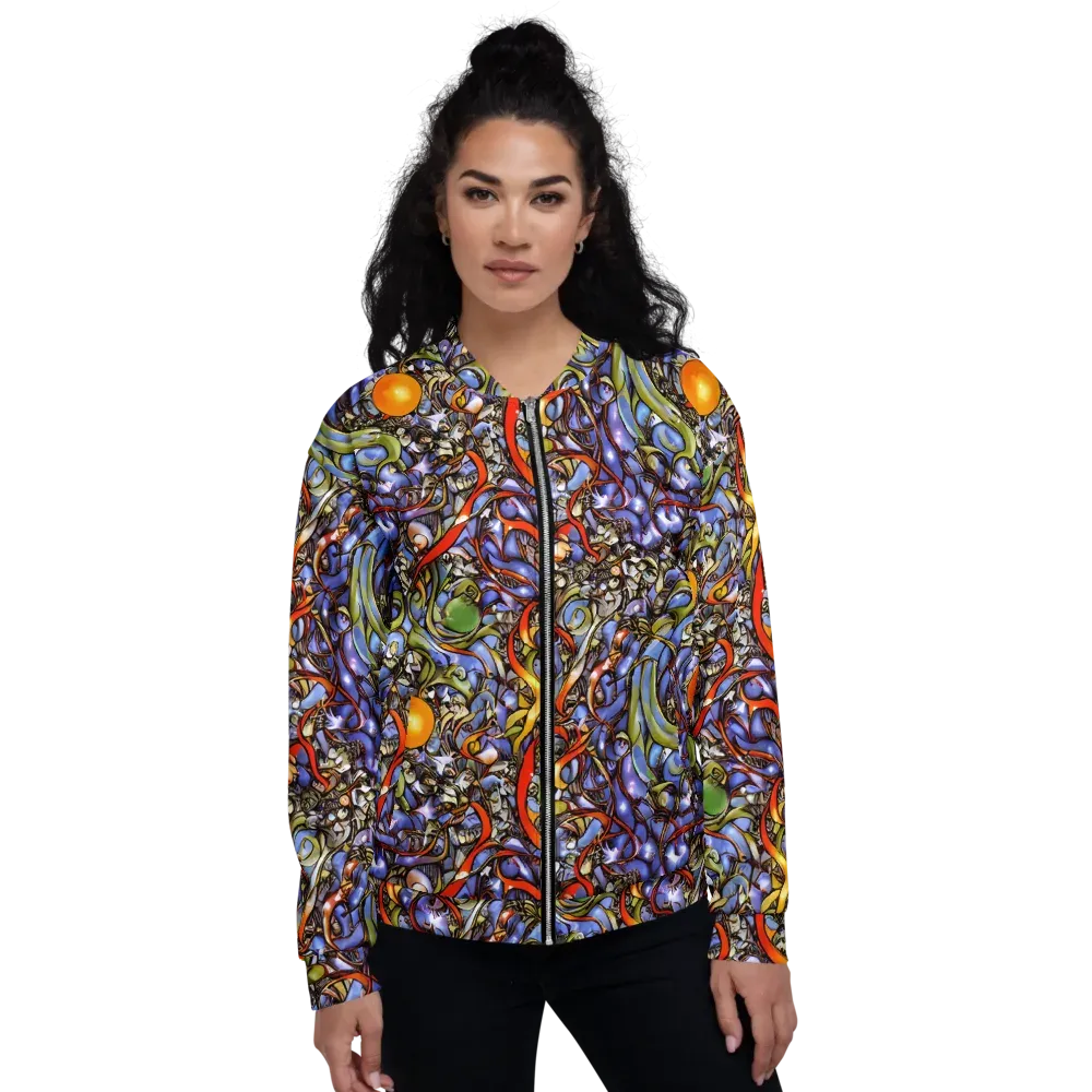 Kinetic Garden on Bomber Jacket — Front