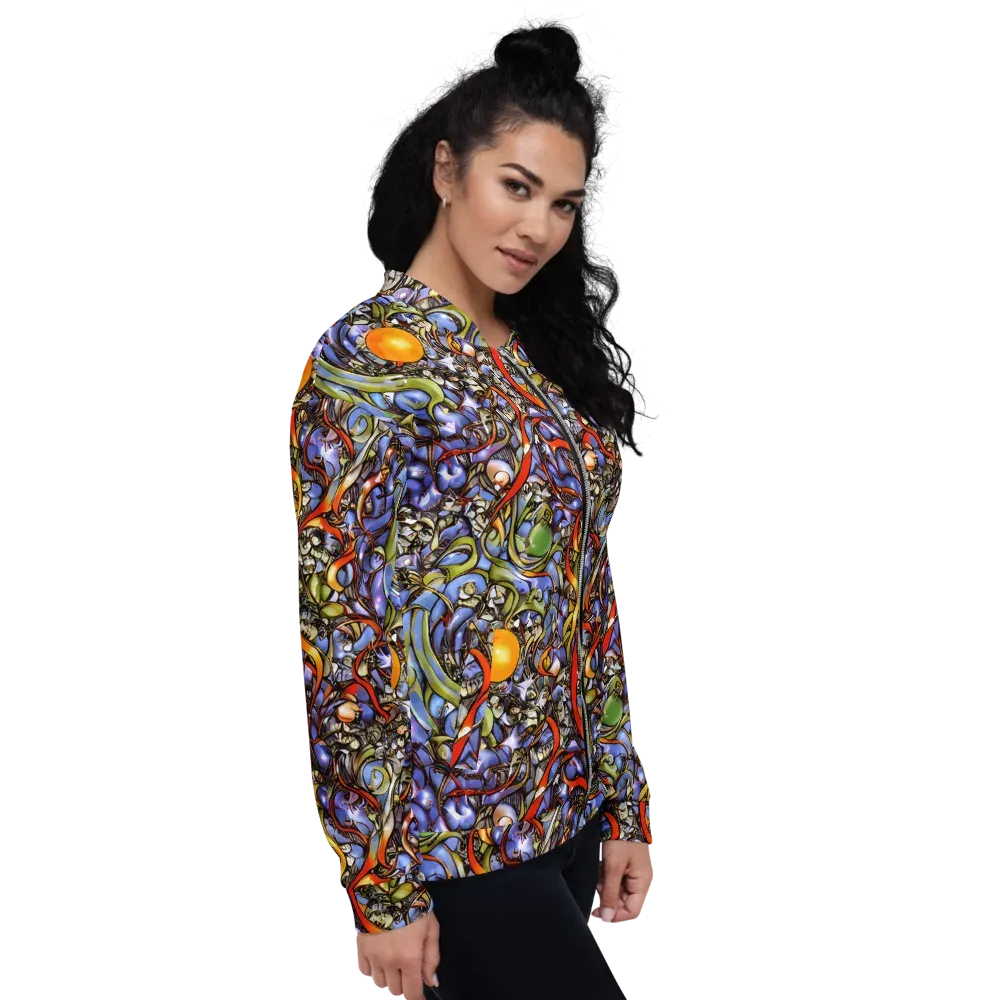 Kinetic Garden on Bomber Jacket — Right