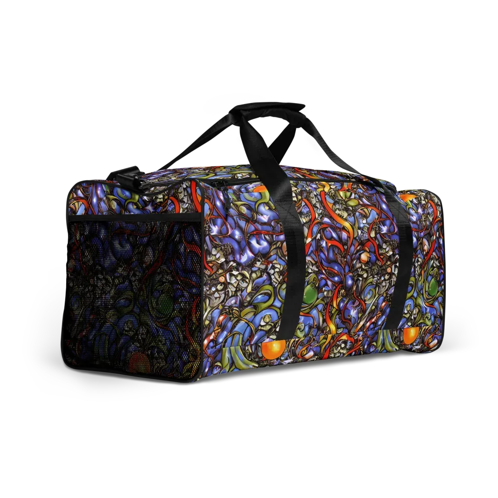 Kinetic Garden on Duffle Bag — Right Front