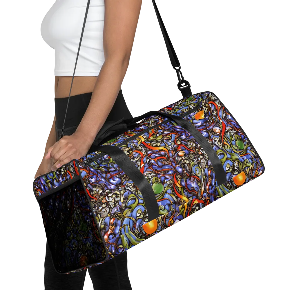 Kinetic Garden on Duffle Bag — Front