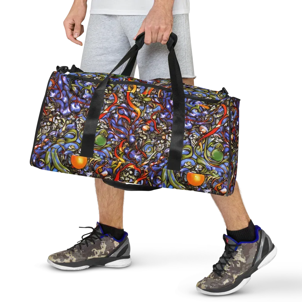Kinetic Garden on Duffle Bag — Front