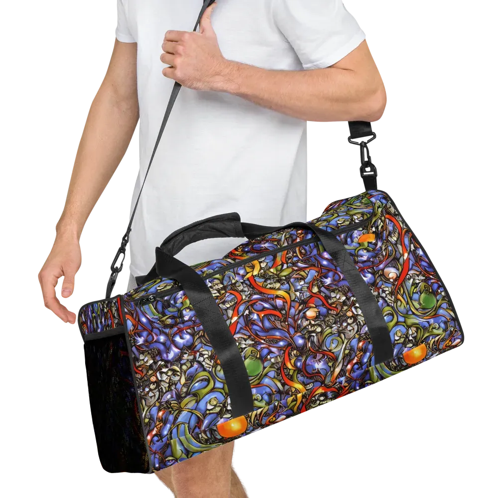 Kinetic Garden on Duffle Bag — Right Front