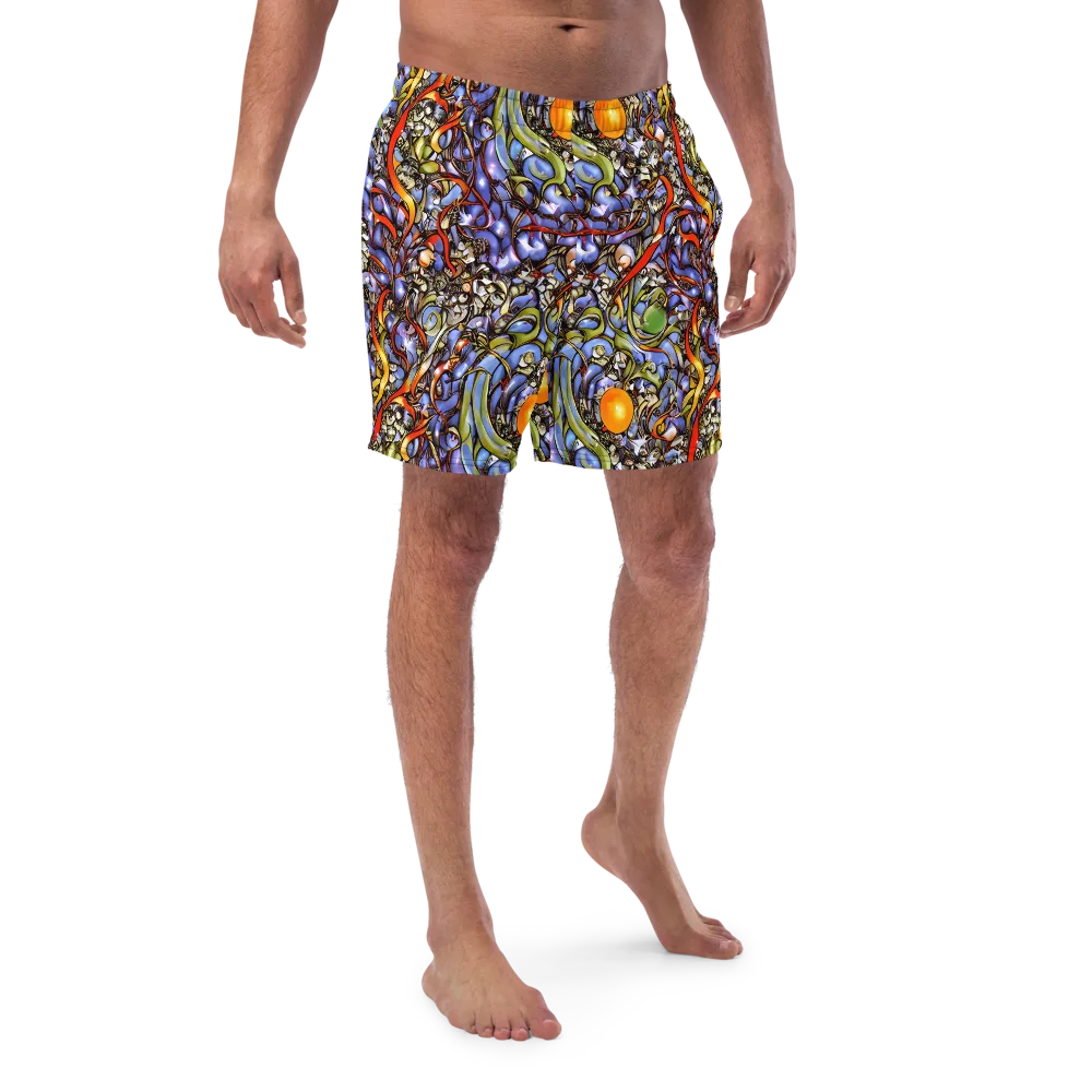 Kinetic Garden on Swim Trunks — Front