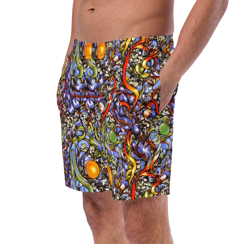 Kinetic Garden on Swim Trunks — Left Front