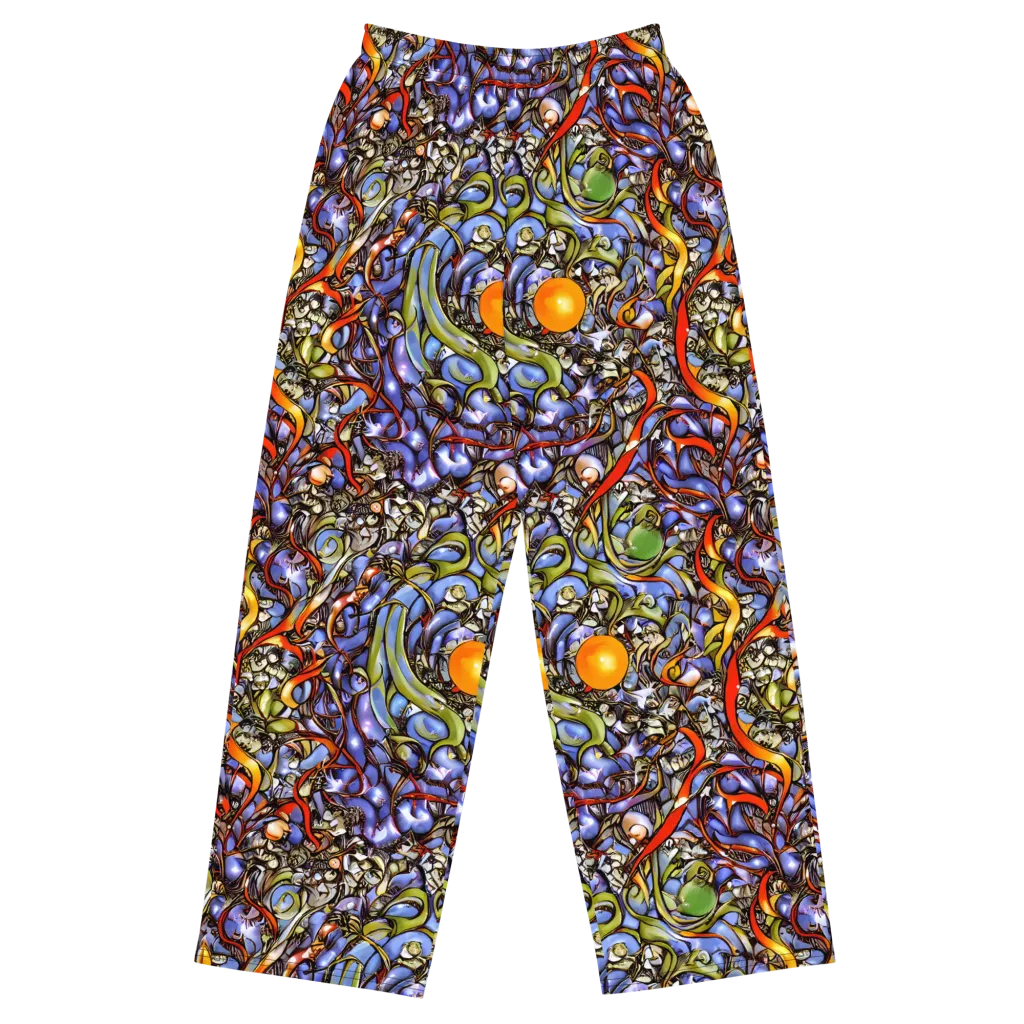 Kinetic Garden on Wide-Leg Pants — Front
