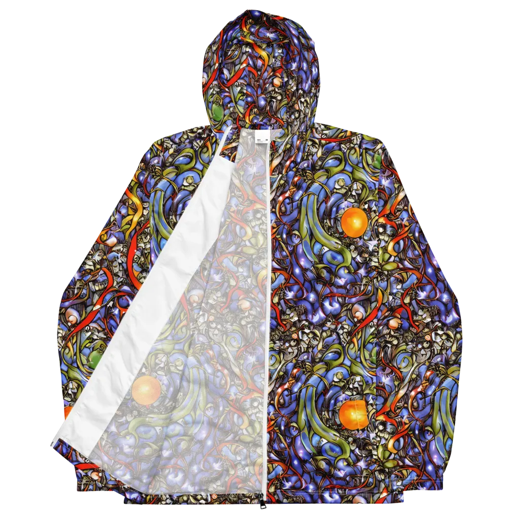 Kinetic Garden on Men's Windbreaker — Front