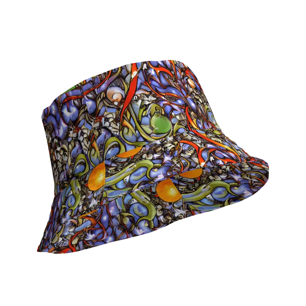 Kinetic Garden on Reversible Bucket Hat — Product details Outside