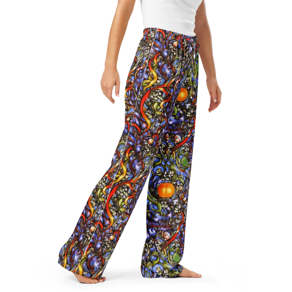 Kinetic Garden on Women's Pajama Pants — Right Front