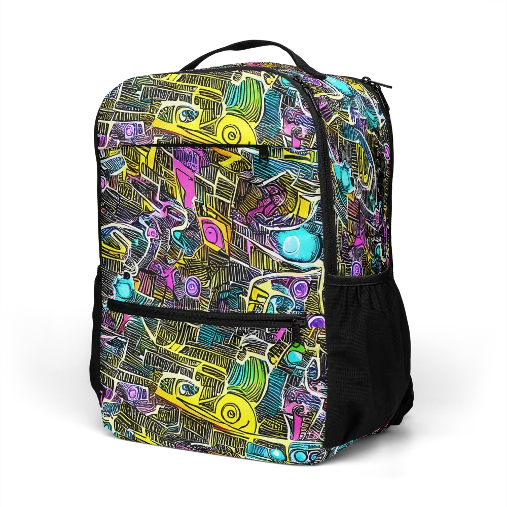 Kinetic Arcade on Utility Backpack — Left Front