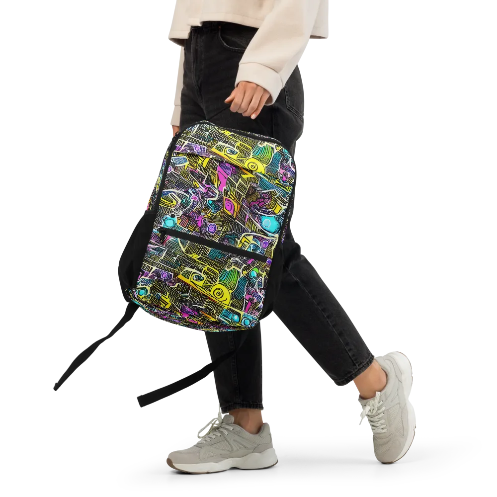Kinetic Arcade on Utility Backpack — Front