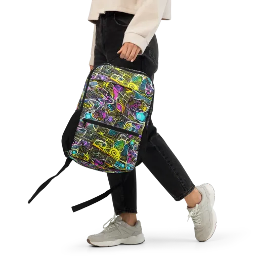 Kinetic Arcade on a Utility Backpack