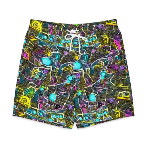 Kinetic Arcade on a Men's Board Shorts