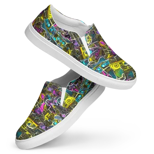 Kinetic Arcade on a Women's Slip-On Canvas Shoes