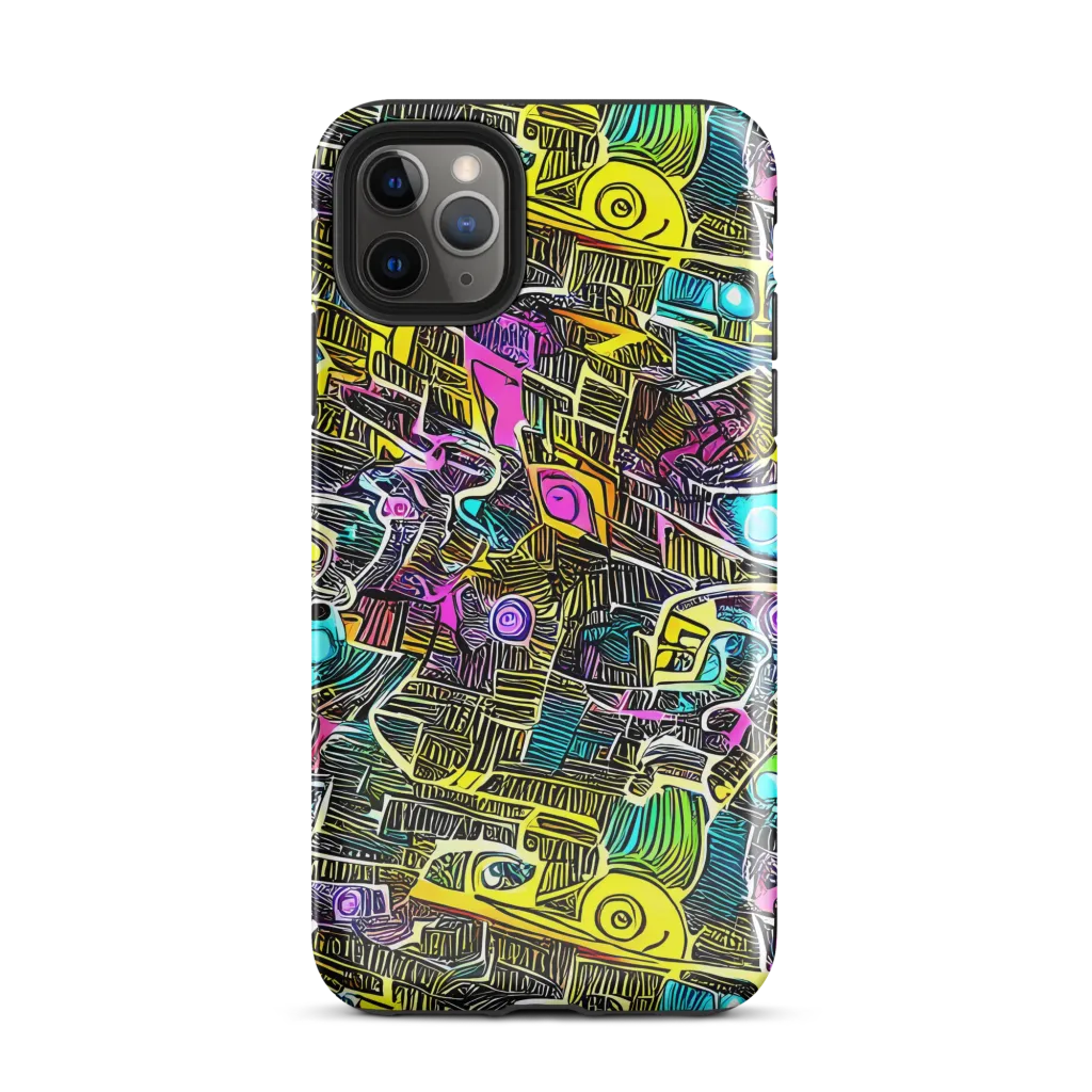 Kinetic Arcade on Tough Case for iPhone® — Front