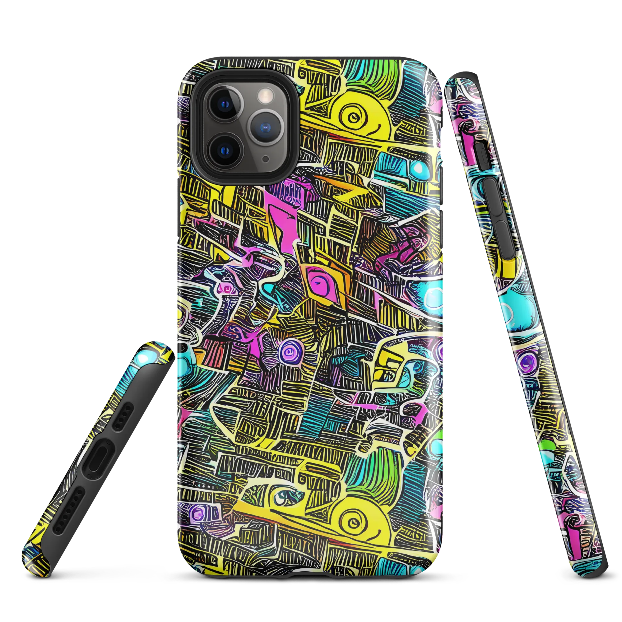 Kinetic Arcade on Tough Case for iPhone® — Front