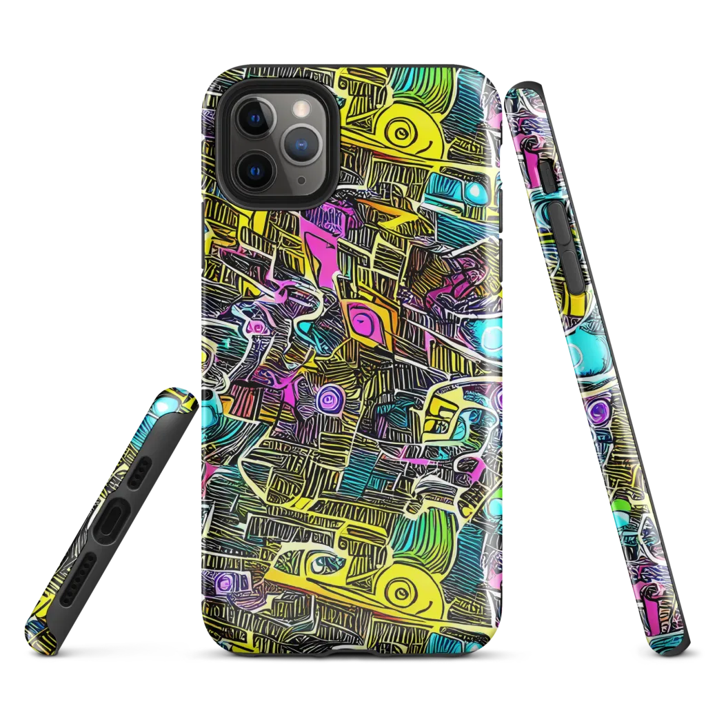 Kinetic Arcade on Tough Case for iPhone® — Front