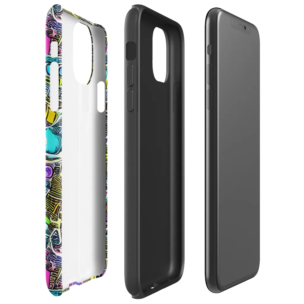Kinetic Arcade on Tough Case for iPhone® — Right