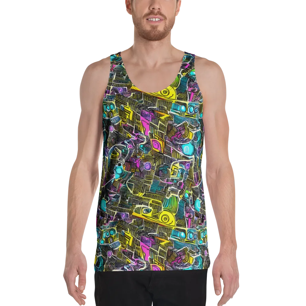 Kinetic Arcade on Men's Tank Top — Front