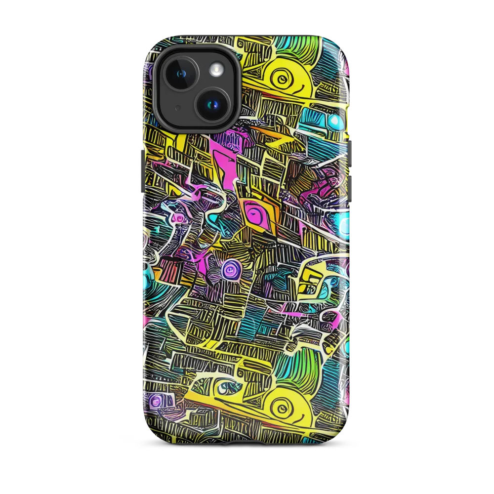 Kinetic Arcade on MagSafe Tough Case for iPhone® — Front