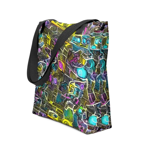 Kinetic Arcade on a Tote Bag