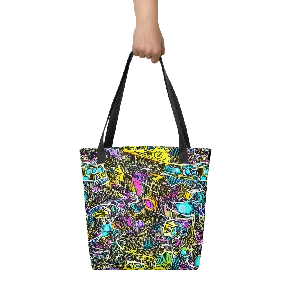 Kinetic Arcade on Tote Bag — Front