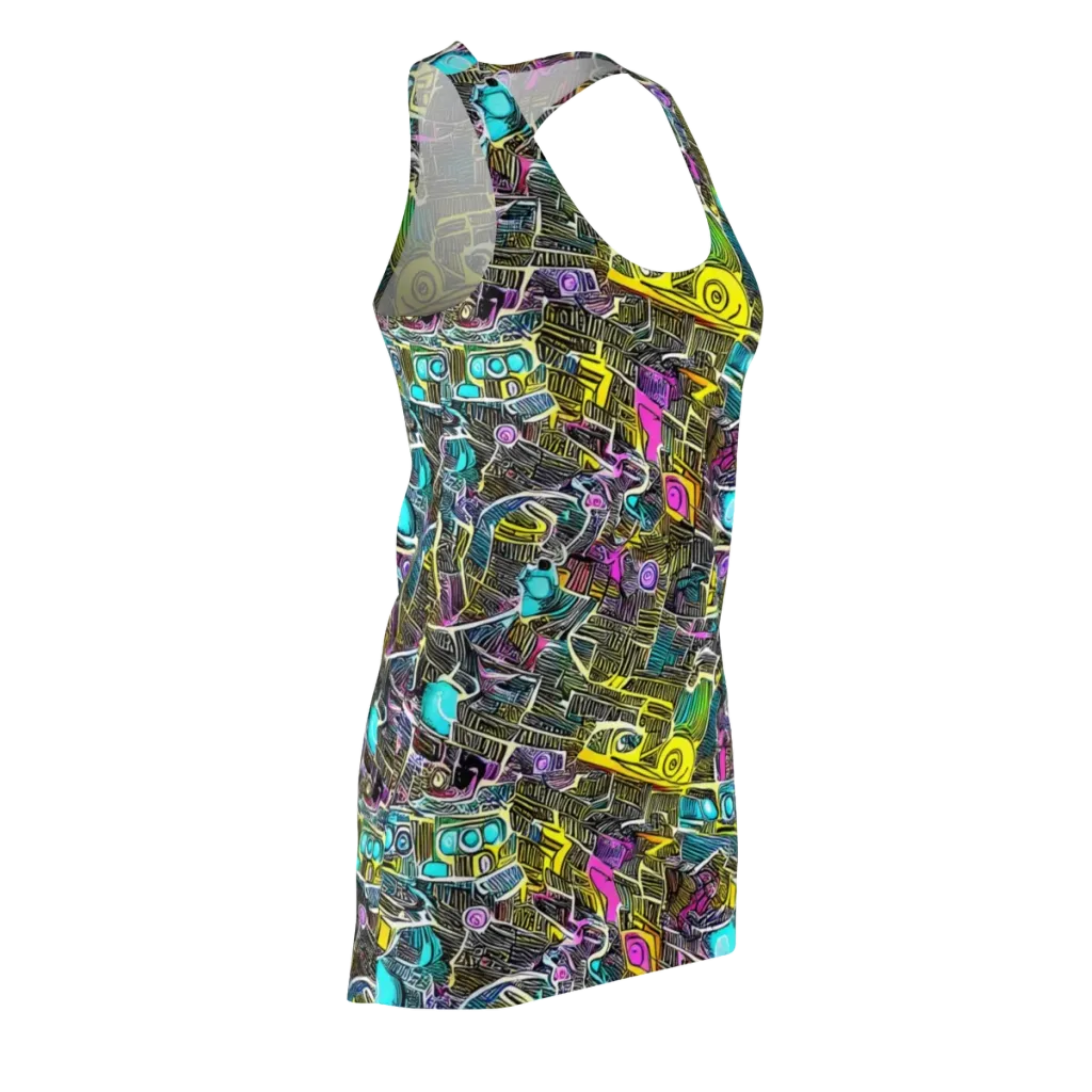 Kinetic Arcade on Racerback Dress — Front Side