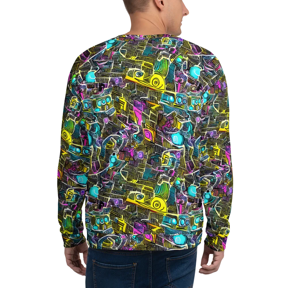 Kinetic Arcade on Sweatshirt — Back