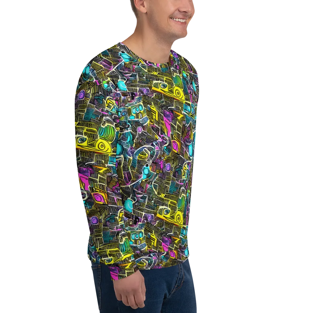 Kinetic Arcade on Sweatshirt — Right Front
