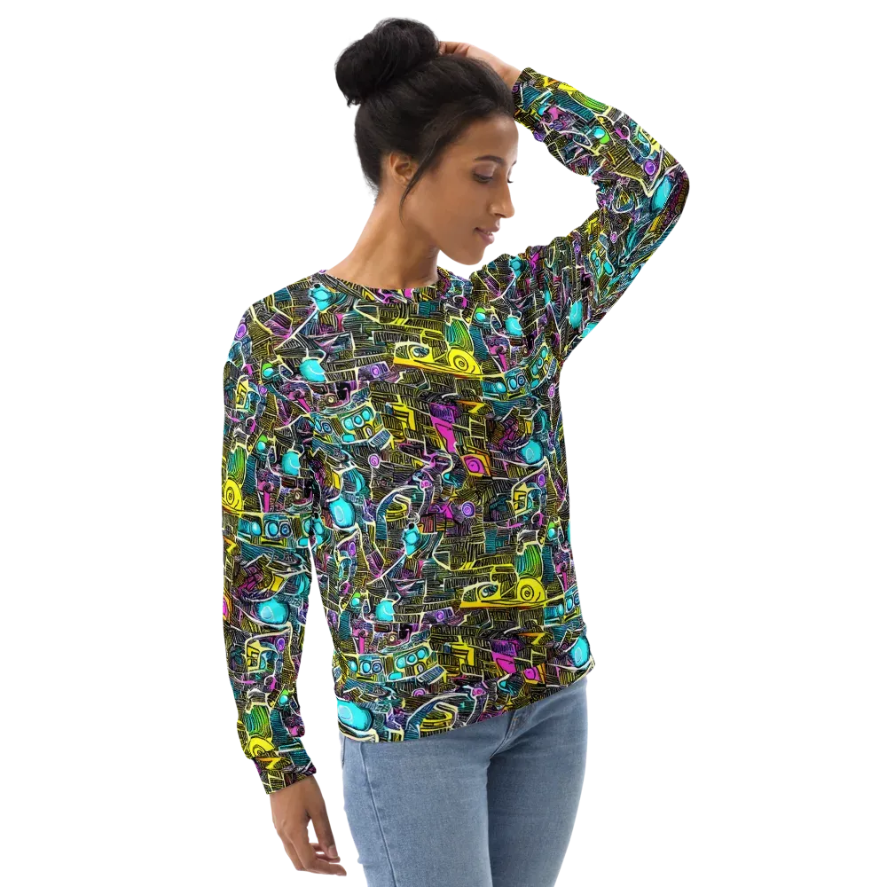 Kinetic Arcade on Sweatshirt — Right Front