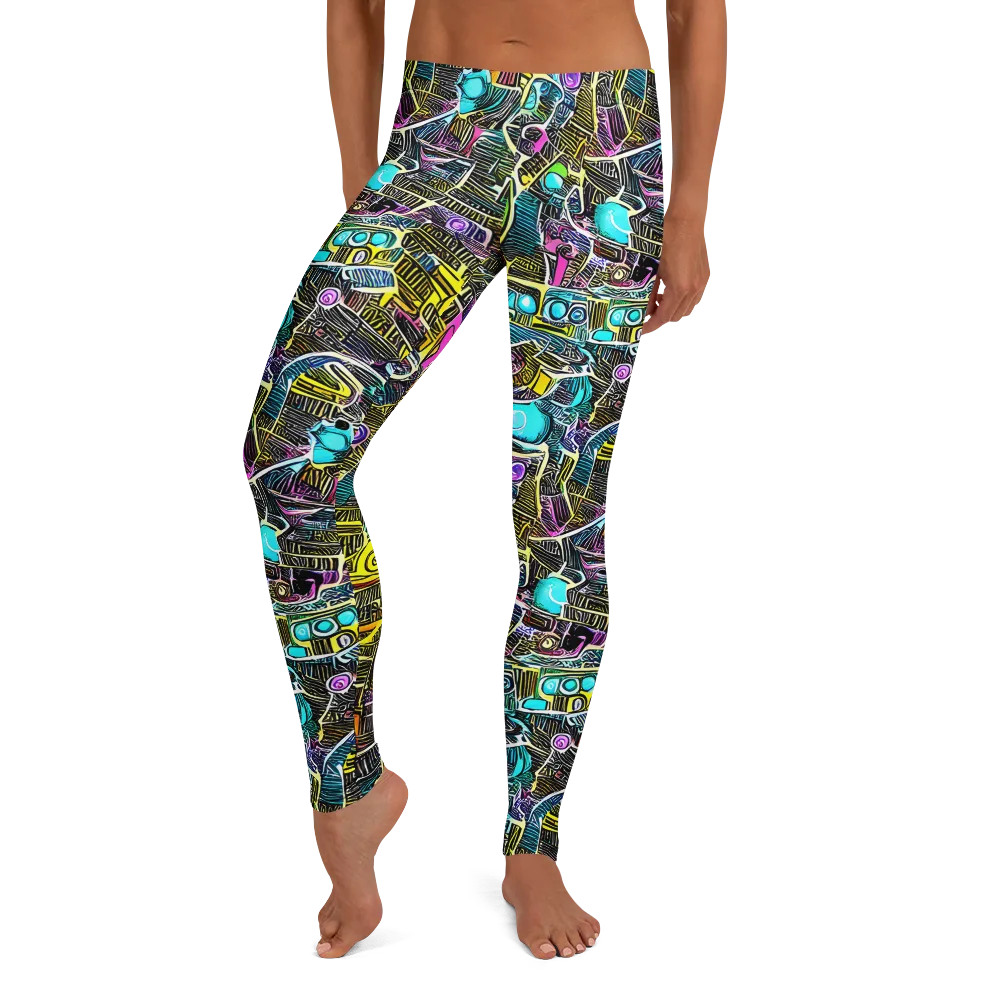 Kinetic Arcade on Leggings — Front