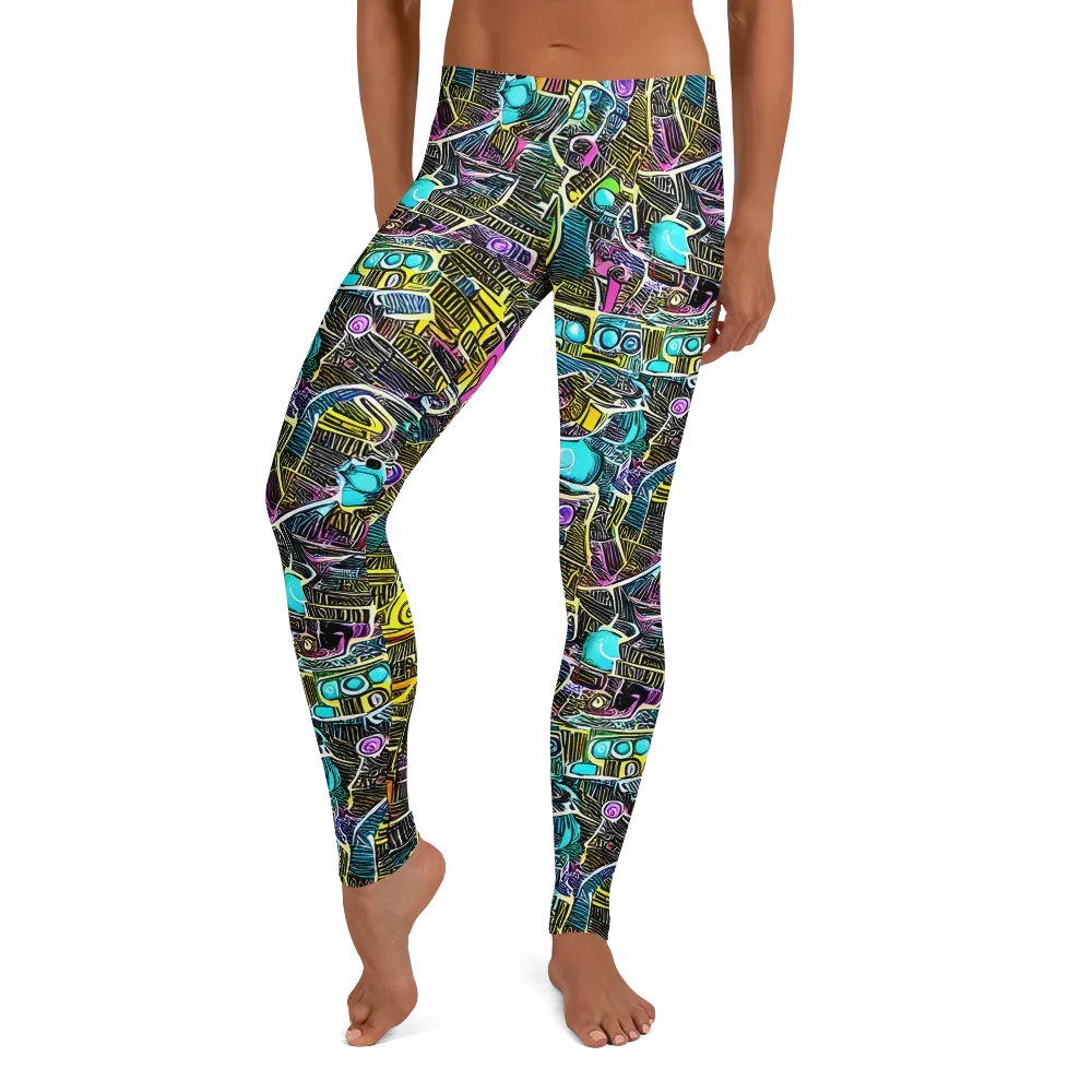 Kinetic Arcade on Leggings — Front