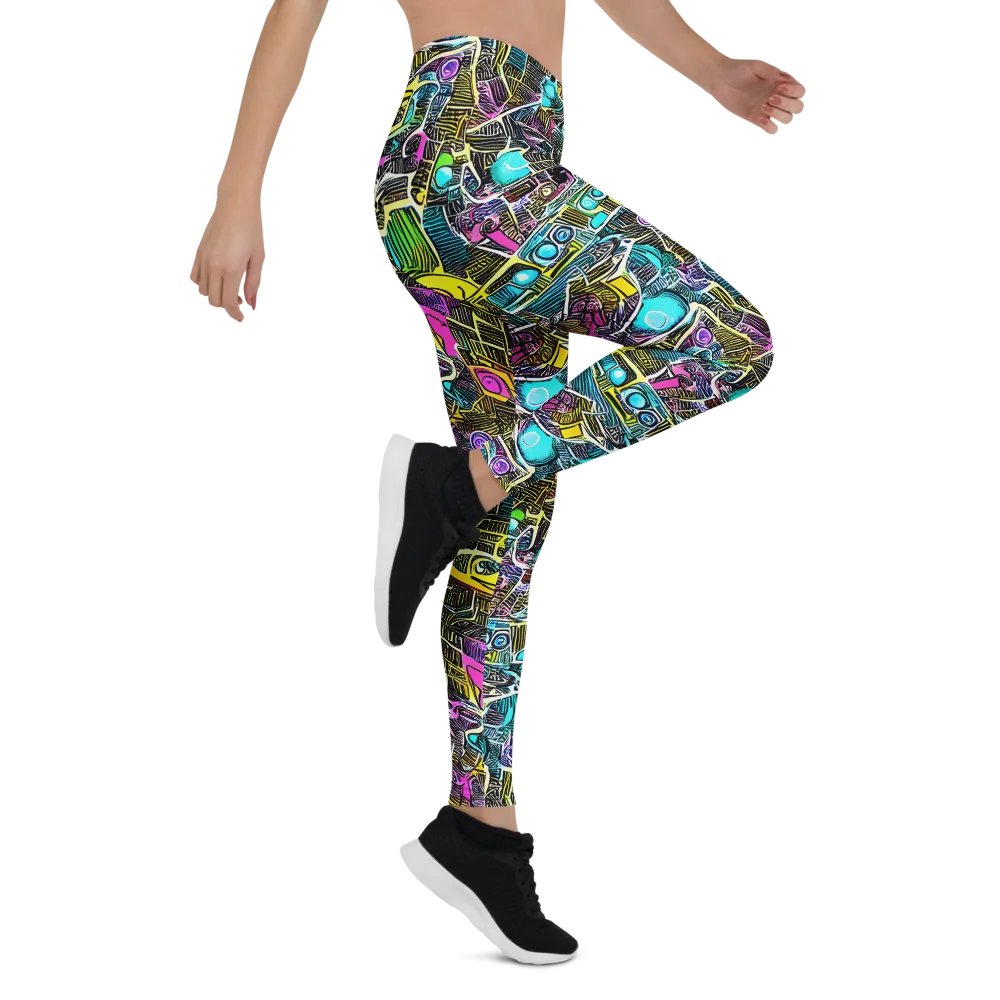 Kinetic Arcade on Leggings — Right