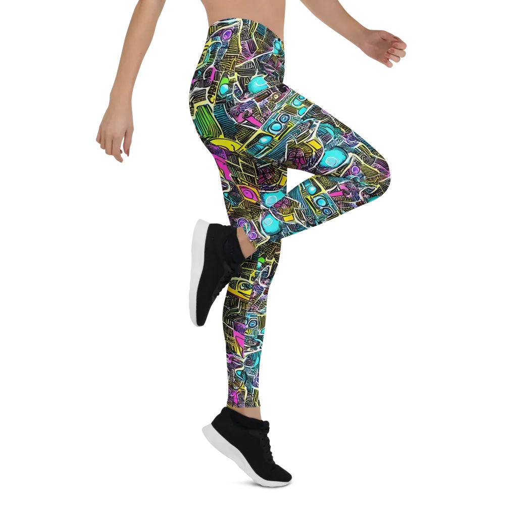 Kinetic Arcade on Leggings — Right