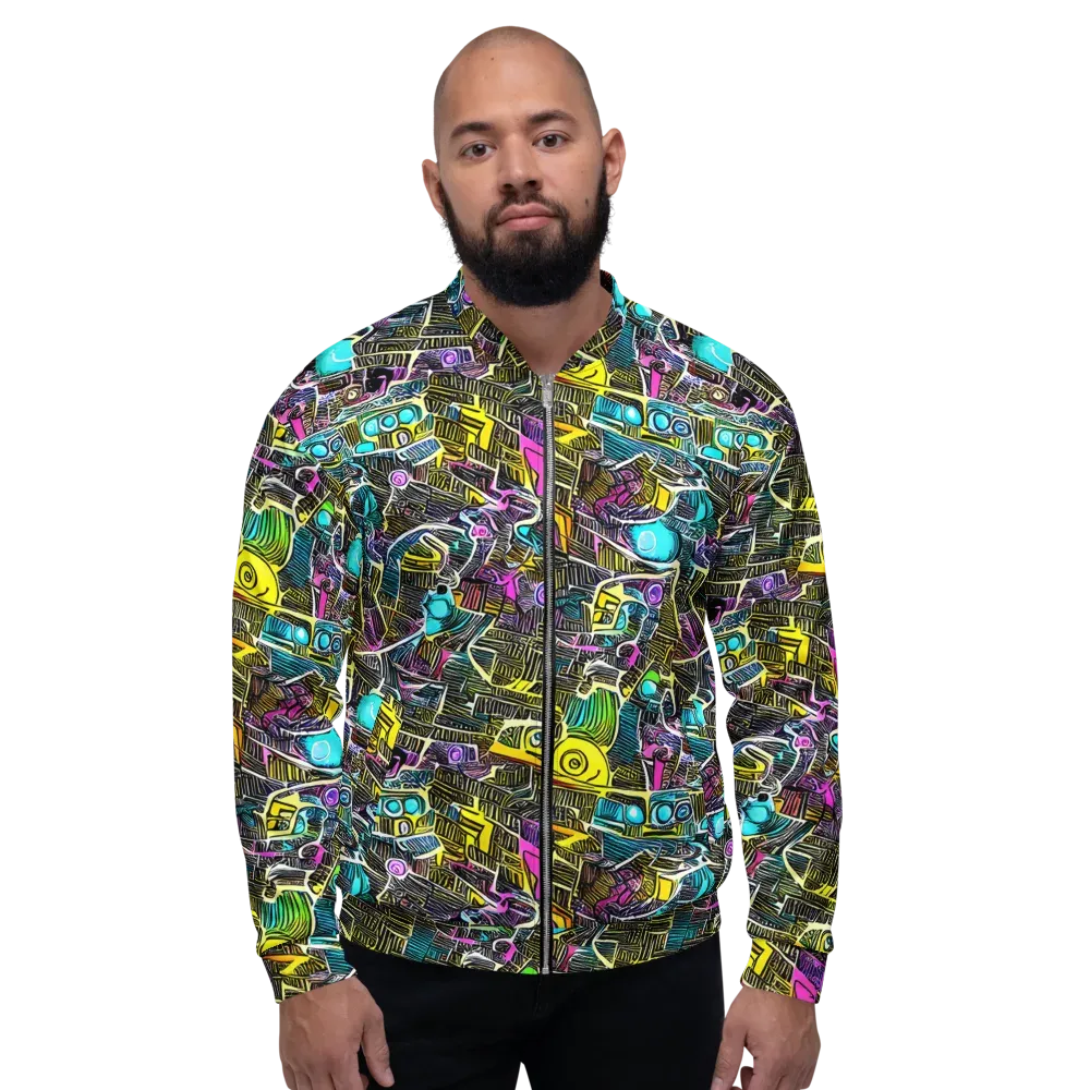 Kinetic Arcade on Bomber Jacket — Front