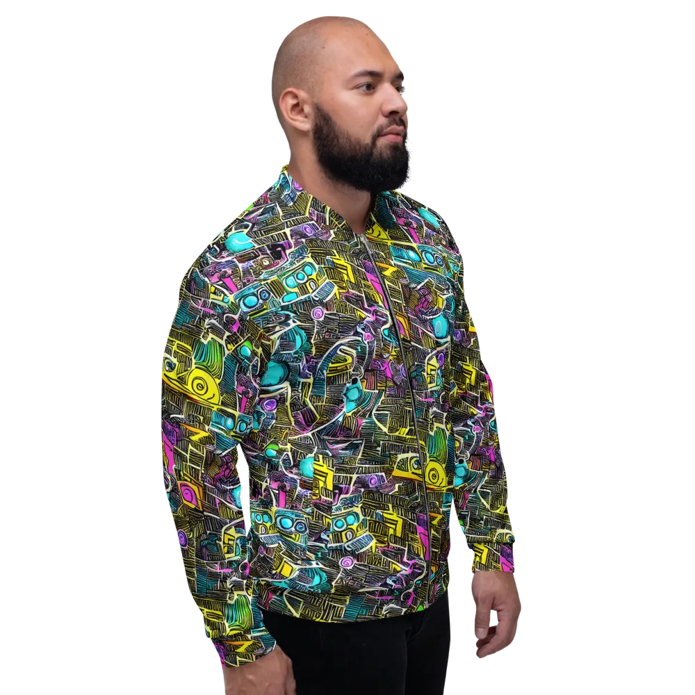 Kinetic Arcade on Bomber Jacket — Right