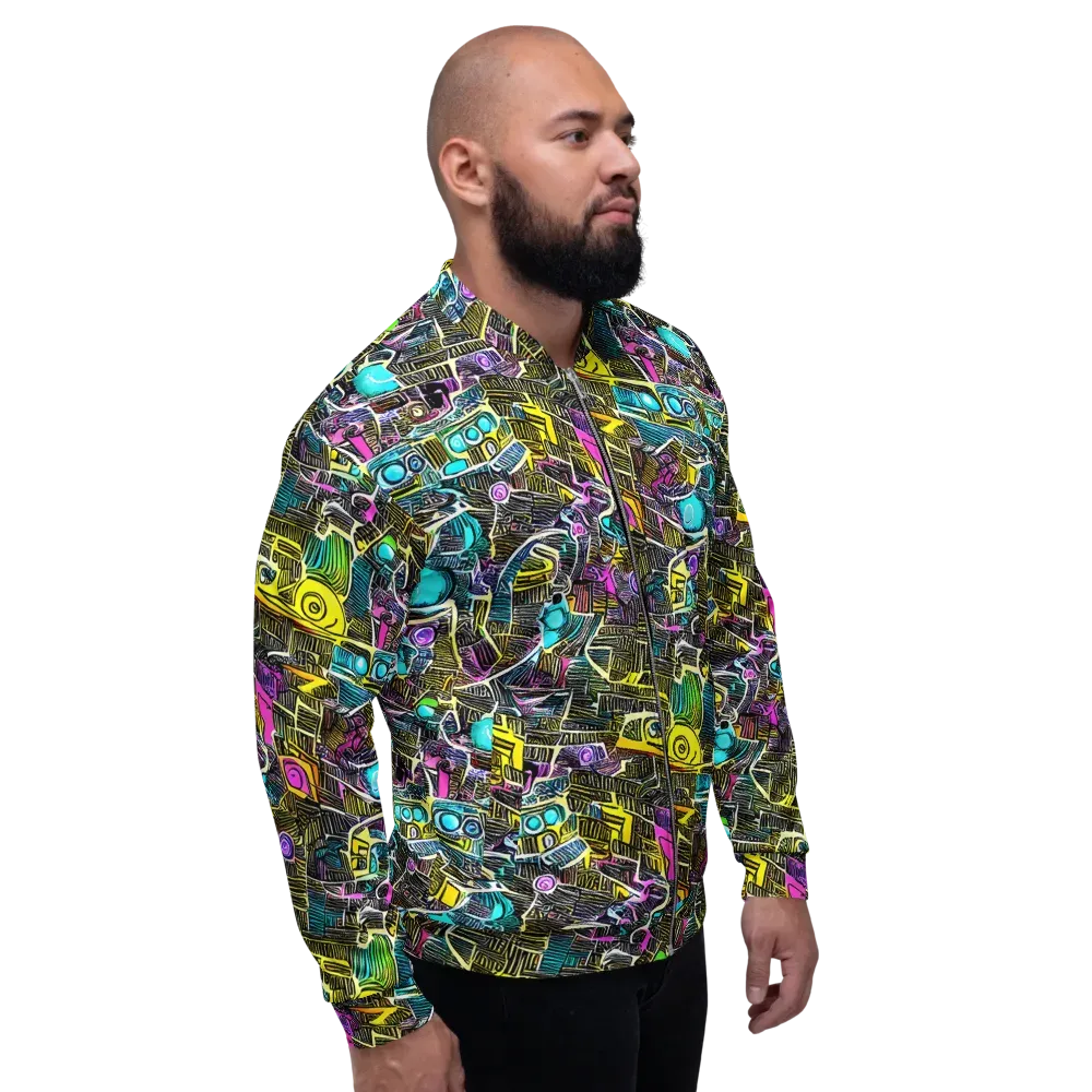 Kinetic Arcade on Bomber Jacket — Right