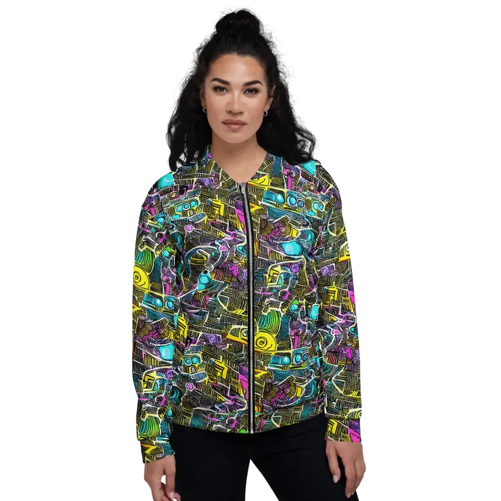 Kinetic Arcade on Bomber Jacket — Front