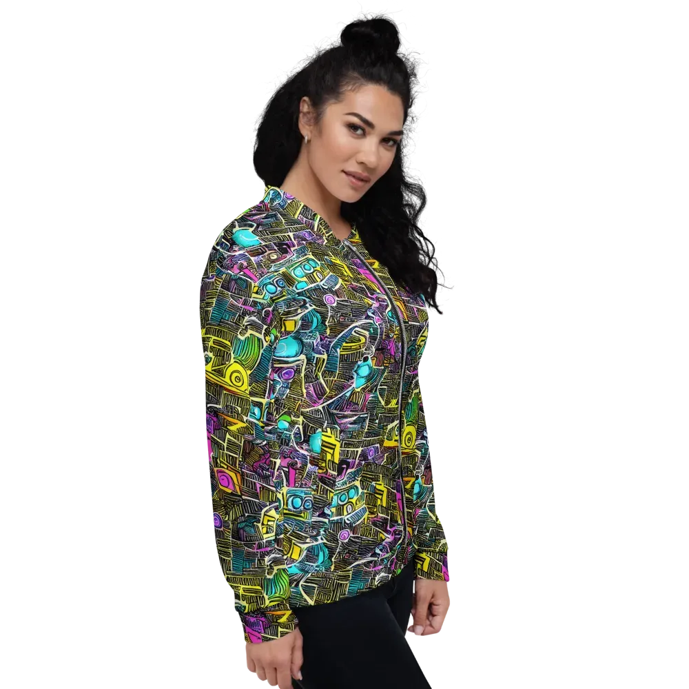 Kinetic Arcade on Bomber Jacket — Right
