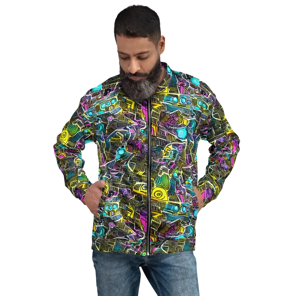 Kinetic Arcade on Bomber Jacket — Front