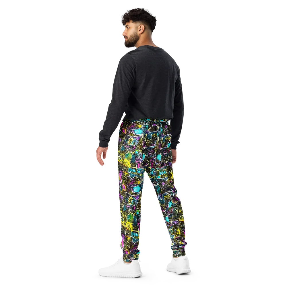 Kinetic Arcade on Men's Joggers — Back