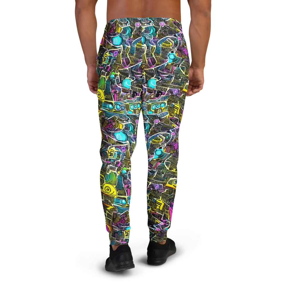 Kinetic Arcade on Men's Joggers — Back