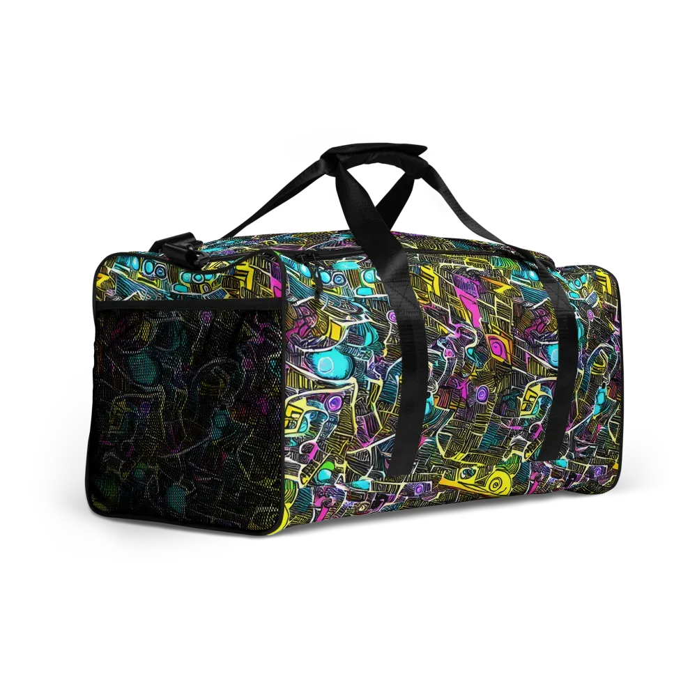 Kinetic Arcade on Duffle Bag — Right Front