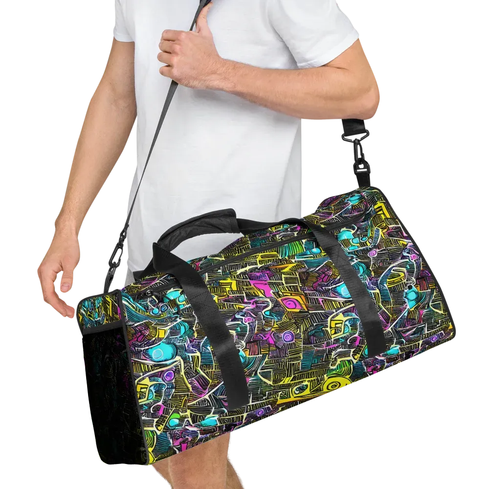 Kinetic Arcade on Duffle Bag — Right Front