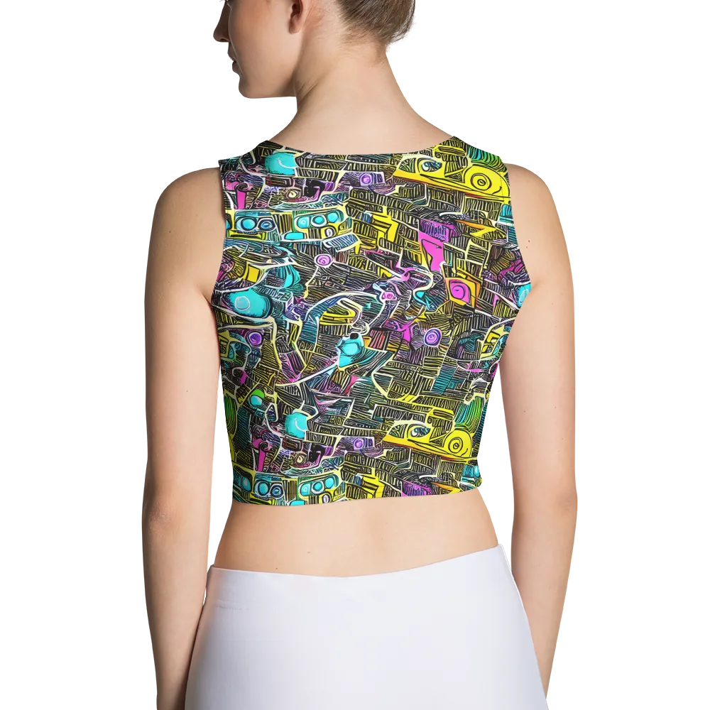 Kinetic Arcade on Crop Top — Back