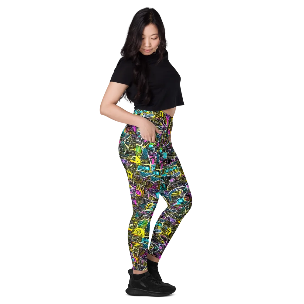 Kinetic Arcade on Leggings with Pockets — Right