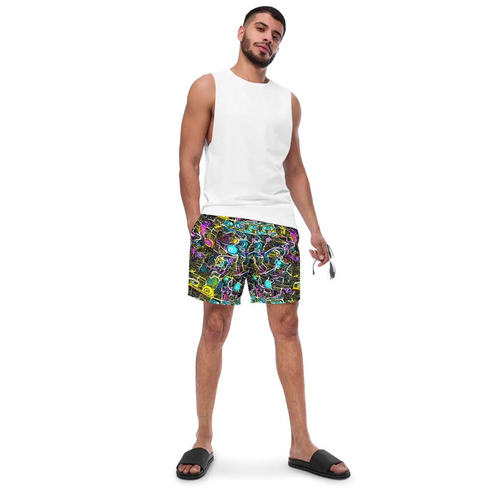 Kinetic Arcade on Swim Trunks — Front