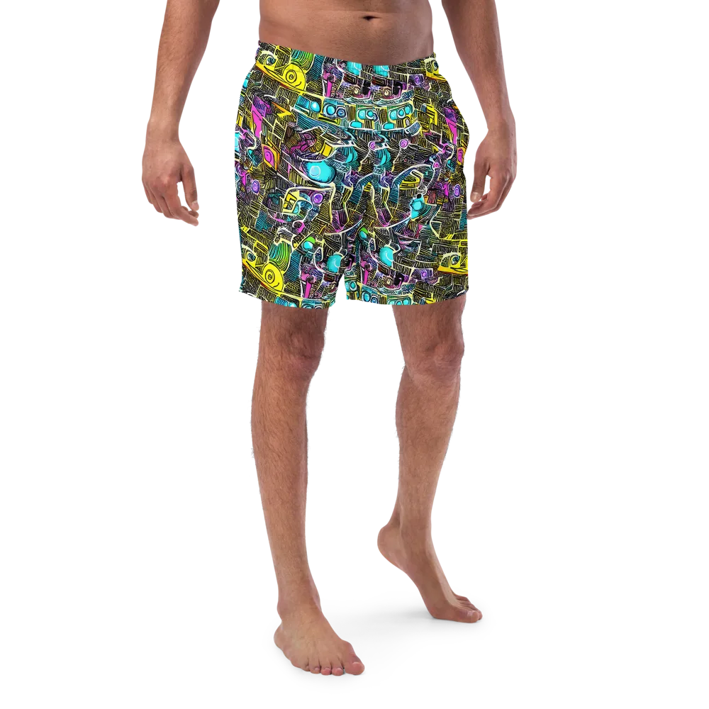 Kinetic Arcade on Swim Trunks — Front