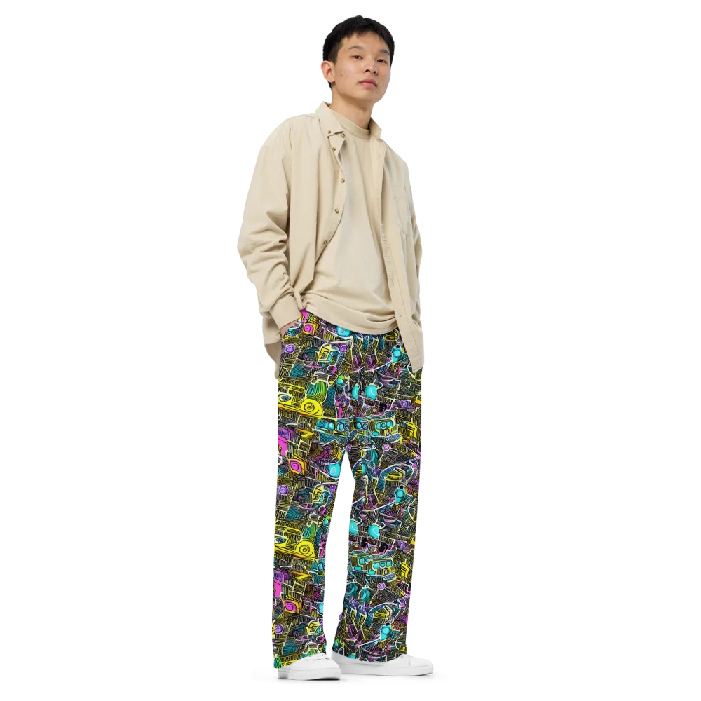Kinetic Arcade on Wide-Leg Pants — Right Front